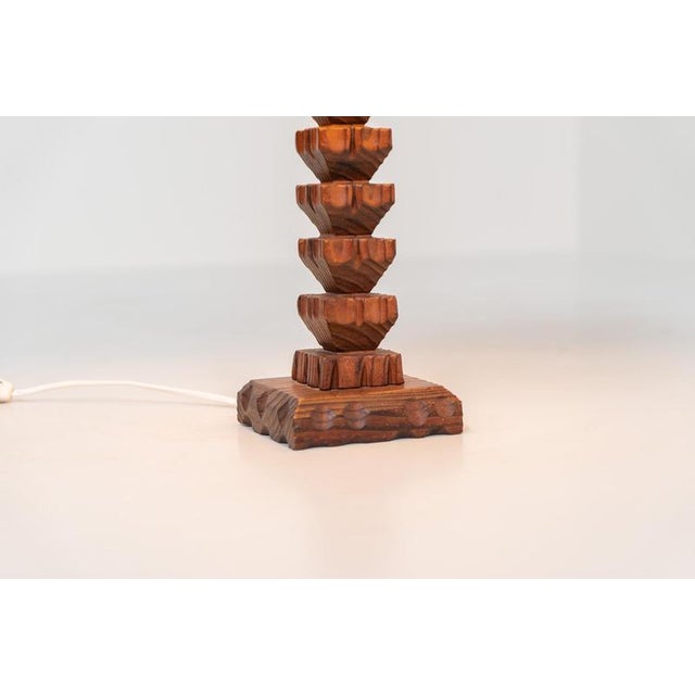 Sculptural Table Lamp in the manner of Charles Dudouyt, 1950s For Sale - Image 3 of 9