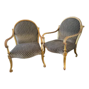 Rose Tarlow Verona Arm Chairs- a Pair