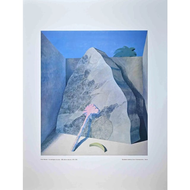 The Mountain and the Rose is a beautiful offset realized by Gino Marotta. Good conditions. Colored poster from a...