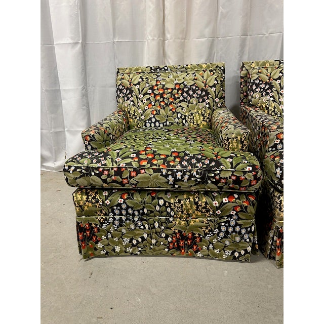 Hollywood Regency Vintage Regency Style Chairs, a Pair For Sale - Image 3 of 10