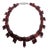 Vintage Baltic Amber Slab Necklace | 53.3g Hand‑Cut Cognac Amber | Sterling Clasp For Sale