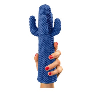 Gufram Guframini LeBleuCactus Le Bleu Cactus Blue Miniature 1:8 Designed by Guido Drocco and Franco Mello Made in Italy Collectible Object For Sale