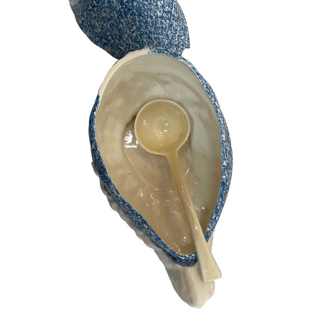 White Vintage Ceramic Hen Soup Tureen For Sale - Image 8 of 9