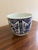 Chinoiserie Delfts Royal Boch Blue and White Chinoiserie Porcelain Cachepot Planter or Vase For Sale - Image 3 of 7