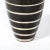 Mid-Century Ceramic Vase in Black With Graduated Silver Overlay Banded Detailing For Sale In New York - Image 6 of 9