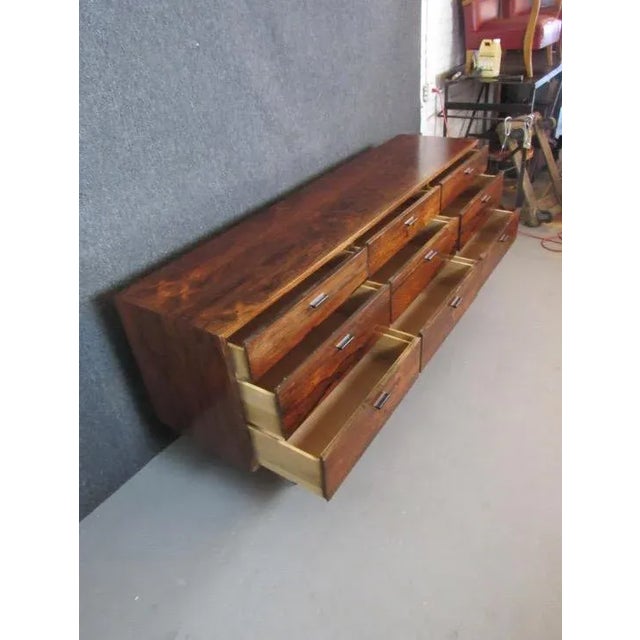 Mid-Century Modern Mid 20th Century Jack Cartwright Designed Rosewood Dresser for Founders For Sale - Image 3 of 12