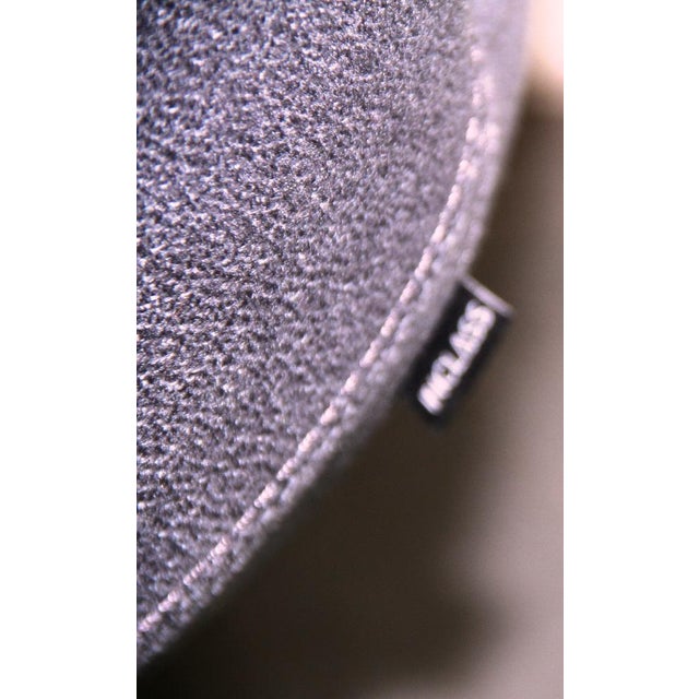 DUNAS XL design chair by inclass. Clear wood base and padded fabric seat and back. Very comfortable armchair, high and...