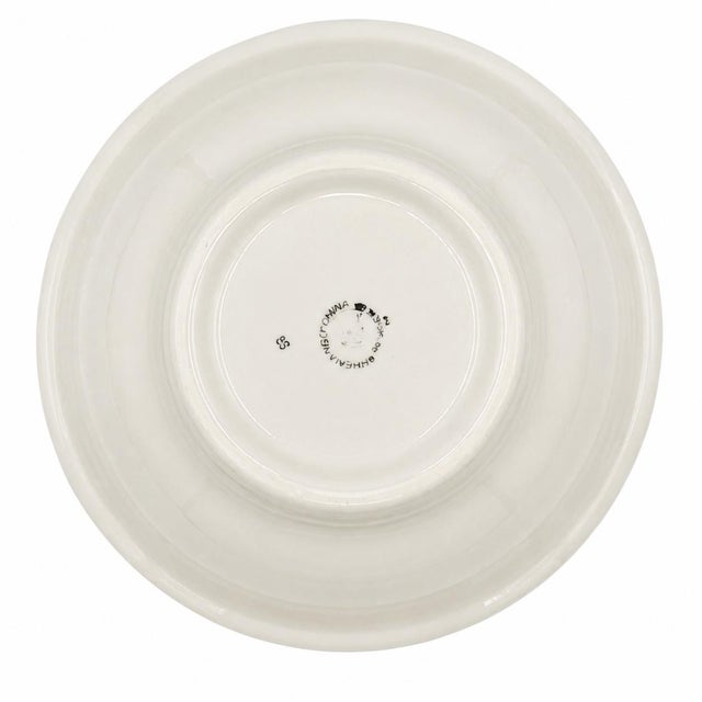 Vintage the 21 Club Nyc Restaurant Serving Bowl Shenango China Jockey Gate Logo For Sale - Image 11 of 13