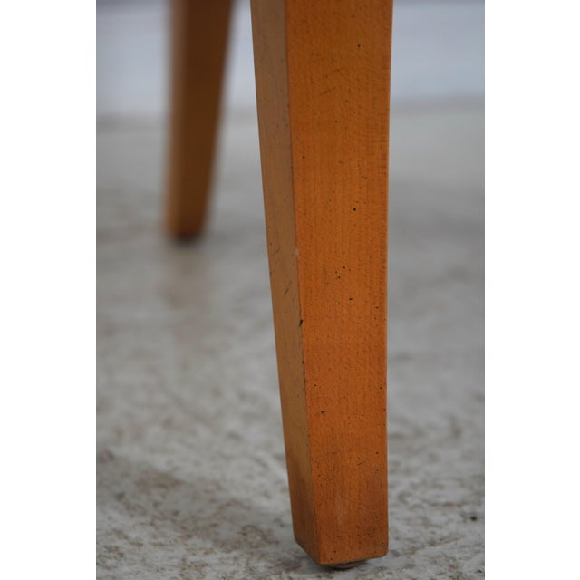 Set of 10 Baker Biedermeier Curly Maple Dining Room Chairs For Sale - Image 10 of 18