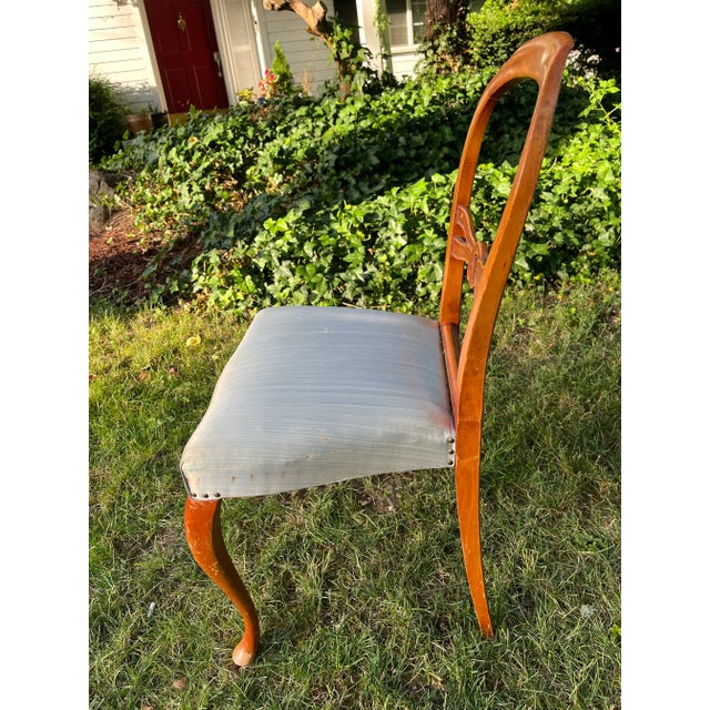 French Chairs Dining French Antique 1800’s Round Back For Sale - Image 3 of 4