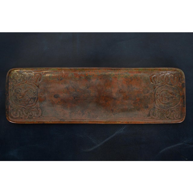 Bronze Tiffany Studios New York Zodiac Bronze Six-Piece Desk Set, Circa 1910 For Sale - Image 8 of 12