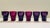 1940s Anchor Hocking “Royal Ruby” Pitcher & Juice Glasses - 7 Pieces For Sale - Image 9 of 12