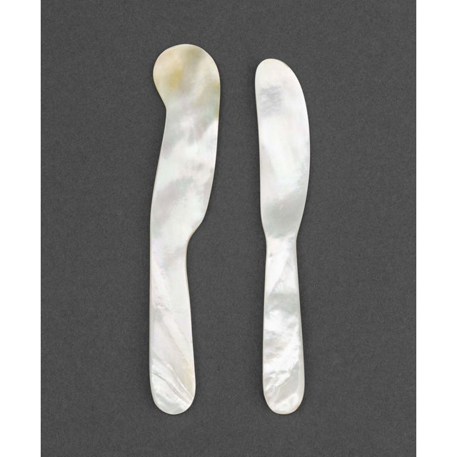 Late 20th Century Mother-of-Pearl Assembled Caviar Service - 9 pcs For Sale - Image 10 of 15
