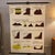 German, scientific, geological, educational, roll-up chart depicting ocean tidal erosion is printed on canvas backed paper...