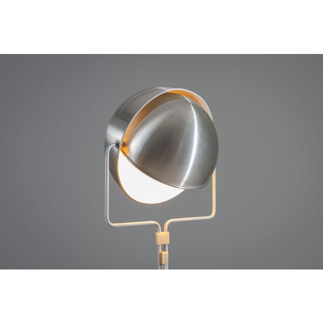 Silver Eclipse Floor Lamp by Evert Jelle Jelles for Raak, 1964 For Sale - Image 8 of 13