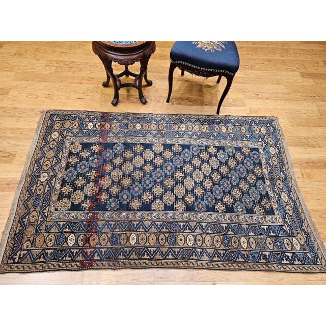 Blue Late 20th Century Shirvan Rug For Sale - Image 8 of 8