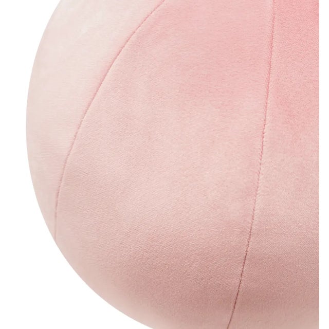 Custom-made standard ball pillow in Royal Velvet // Ballet. No zipper, hand sewn closure.