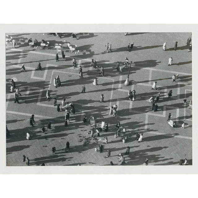 1950s Erich Andres, Venice: Crowd from Above, Italy, 1955, Black & White Photograph For Sale - Image 5 of 5