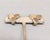 1980s Vintage 1980s Signed Panetta Goldtone & Clear Rhinestone Clip Earrings-2 Pieces For Sale - Image 5 of 11