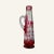 American brilliant cut Ruby cut-to-clear narrow tall pitcher. Circa 1900. This pitcher is in very good original condition...