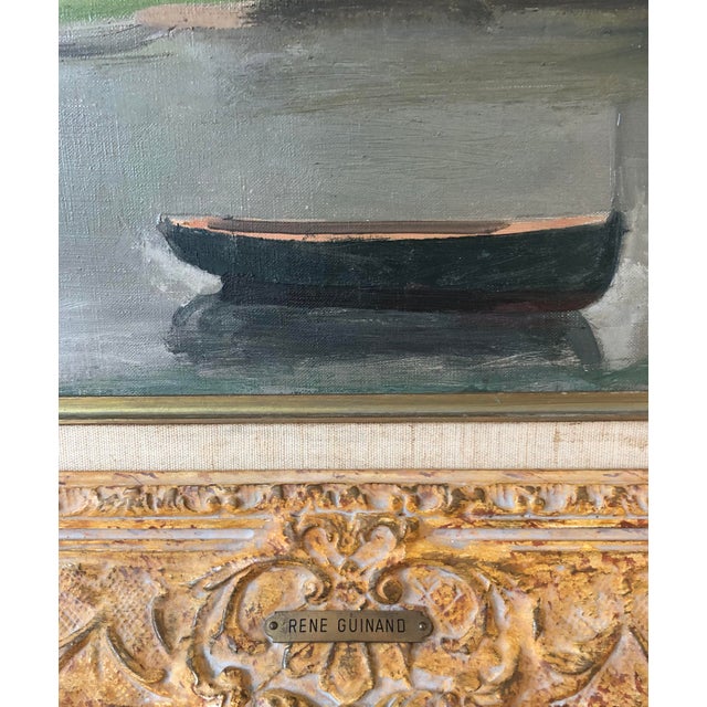 René Guinand, Paysage à la Belotte, Genève, Lac Léman, 1930, Oil on Canvas, Framed For Sale - Image 14 of 15