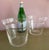 Pair of Late 20th Century Clear Glass Tiffany & Co. Flower Pots For Sale - Image 4 of 6