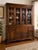 Traditional Vintage 1975 Ethan Allen Georgian Court Solid Cherry China Cabinet For Sale - Image 3 of 3