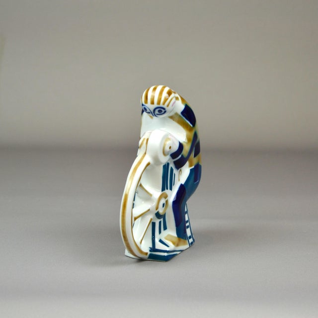 Figure of a Woman Spinning Thread by Sargadelos For Sale - Image 3 of 8