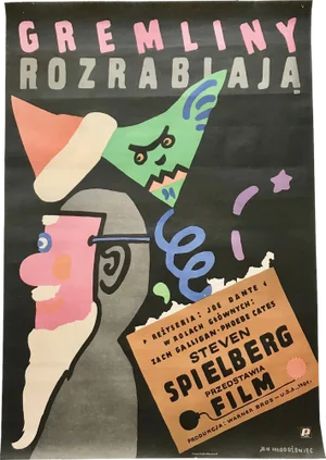 Gremlins Movie Poster by Jan Młodożeniec, Poland, 1985