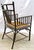 1950s Burnt Bamboo Cane Seat Dining Chairs- Set of 4 For Sale - Image 9 of 18