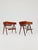 Mid-Century Danish Mahogany and Brass Nightstands, 1960s, Set of 2 For Sale - Image 6 of 18