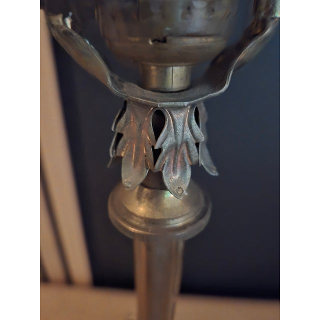 Neo Classical Brass Stiffel Style Table Lamp For Sale In New York - Image 6 of 10