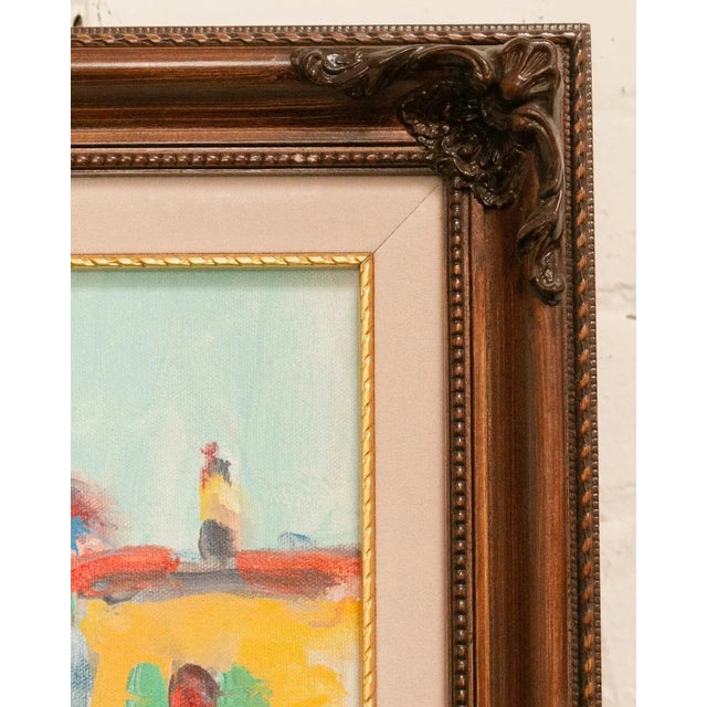 Colorful Vintage Cityscape by Heinz Rosein For Sale - Image 10 of 12