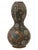 Japanese Cloisonne Enamel Meiji Gourd Vase With Phoenix Dragon and Shishi For Sale - Image 4 of 7