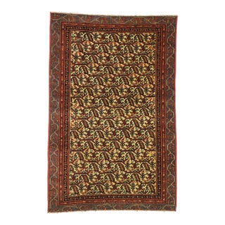 Vintage Persian Malayer Rug, 02'09 X 05'10 For Sale