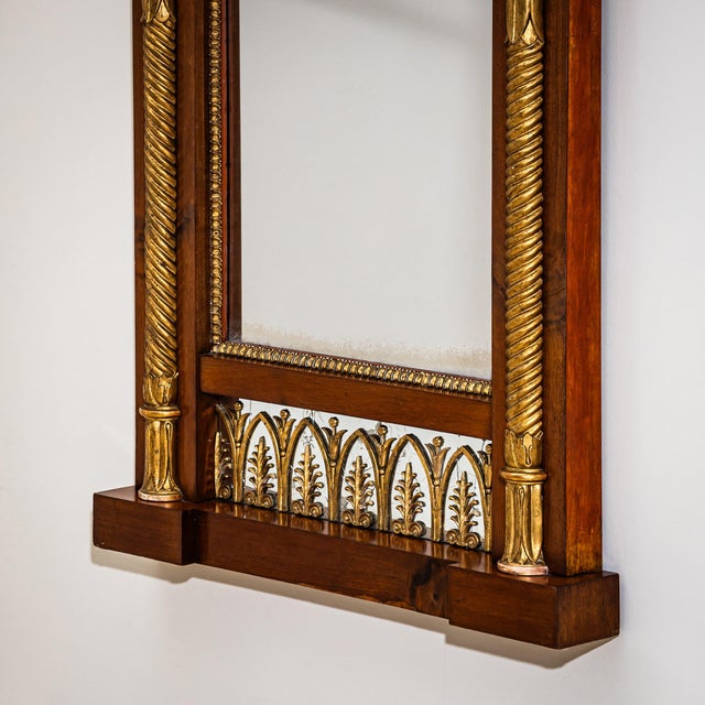 Empire Mirror by Johan Martin Berg, 1800s For Sale - Image 5 of 11