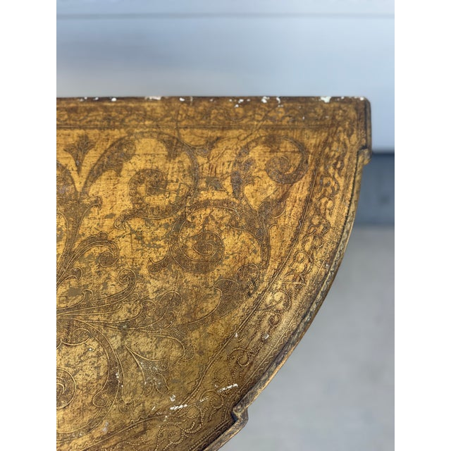Italian Florentine Two Drawer Side Table/Nightstand For Sale - Image 17 of 18