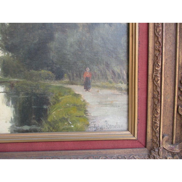 Mid 19th Century Jan Willem Van Borselen Painting For Sale - Image 5 of 10