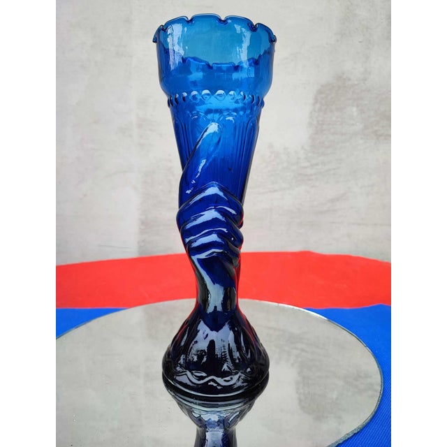 Cobalt Blue Vase, 1960s For Sale - Image 6 of 6