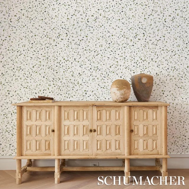 Not Yet Made - Made To Order Sample - Schumacher x Backdrop Los Cosmos Wallpaper in Moss For Sale - Image 5 of 6