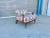 1930s 1970s Mid Century Mahogany Lounge Chairs With Brass Casters- Set of 2 For Sale - Image 5 of 13