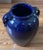 Vintage Cobalt Blue Ceramic Floor Vase in the Style of Pottery Barn For Sale In New York - Image 6 of 8