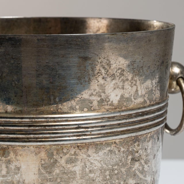 French 20th Century French Silver-Plated Champagne Bucket For Sale - Image 3 of 15