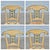 Late 19th Century French Provençal Directoire Painted Carved Back Rush Seat Dining Chairs, Set of 8 For Sale In Washington DC - Image 6 of 16