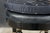Mid Century Regency Style Ebonized Gold Painted Upholstered Stool Pouf Bench For Sale - Image 4 of 18