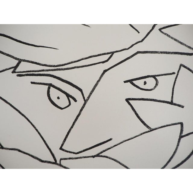 Françoise Gilot (1921-2023) The Camouflaged Man Original lithograph On Marais wove paper, 22 x 28 cm (approx. 9 x 11...