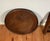 Vintage Wood Folding Tray Table Removable Serving Tray Brass Gallery For Sale In Greenville, SC - Image 6 of 12
