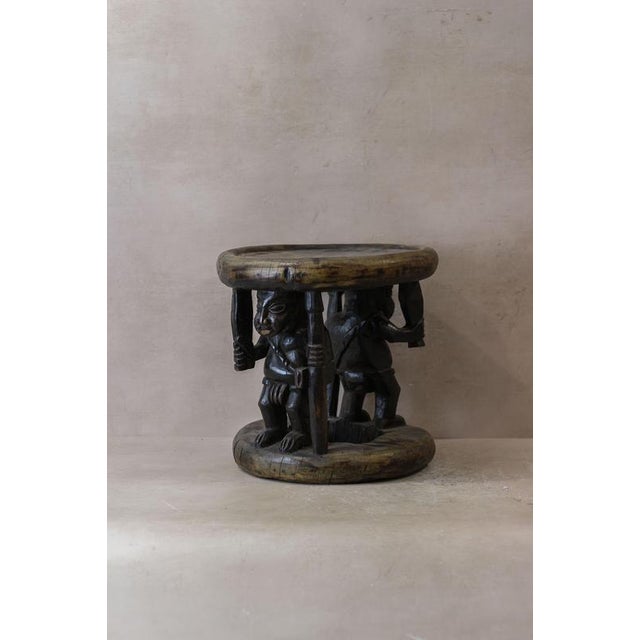 Vintage Baule Wood Side Table For Sale - Image 6 of 6