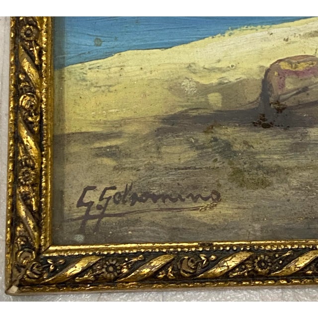 1920s Early 20th Century "Net Menders" Original Oil Painting C.1920 For Sale - Image 5 of 10