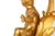 Metal Antique Gilt Bronze Fireplace Fender With Chenets by Bouhon, Paris For Sale - Image 7 of 18